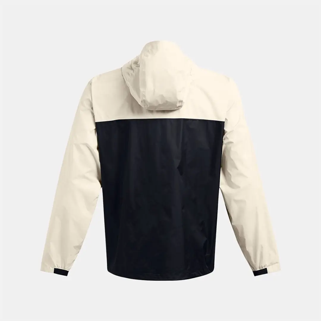 Under Armour Cloudstrike Colorblock Shell Jas - Beige/Zwart