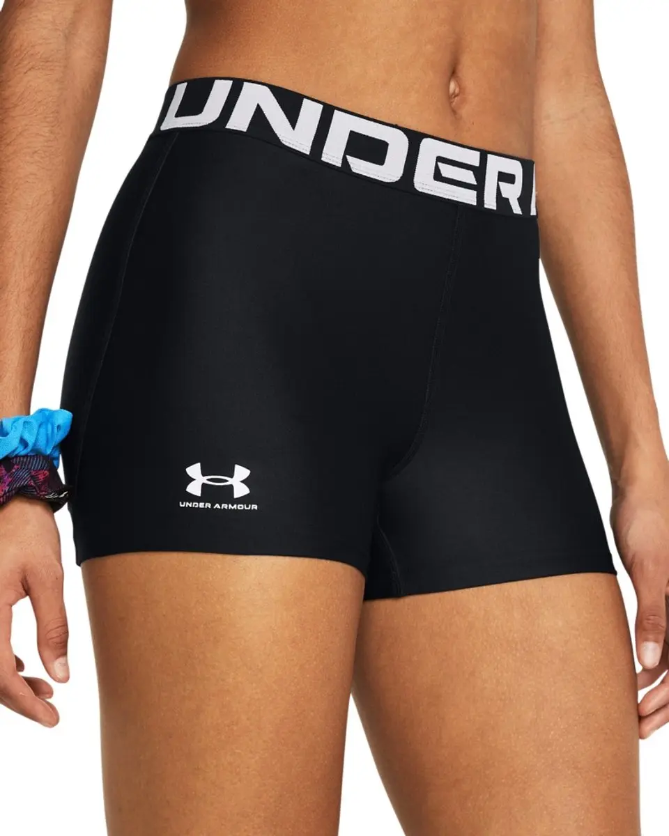 Under Armour HeatGear Short Dames XXL - Zwart/Wit