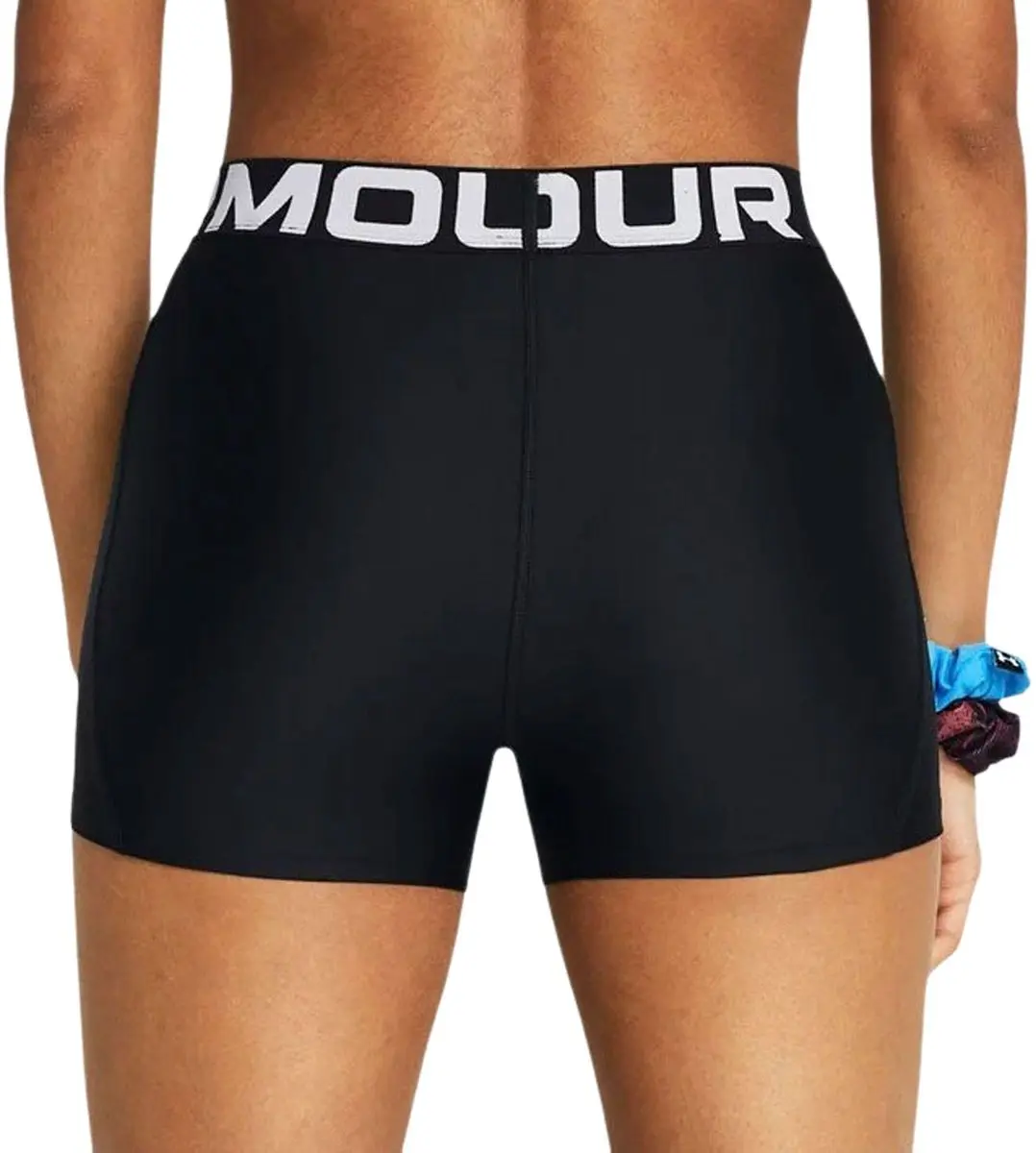 Under Armour HeatGear Short Dames XXL - Zwart/Wit - afbeelding 6 van 6