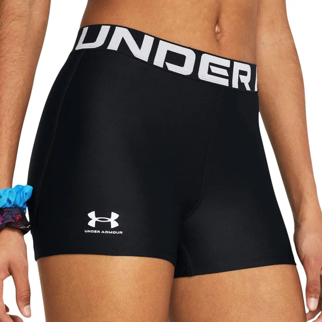 Under Armour HeatGear Short Dames XXL - Zwart/Wit