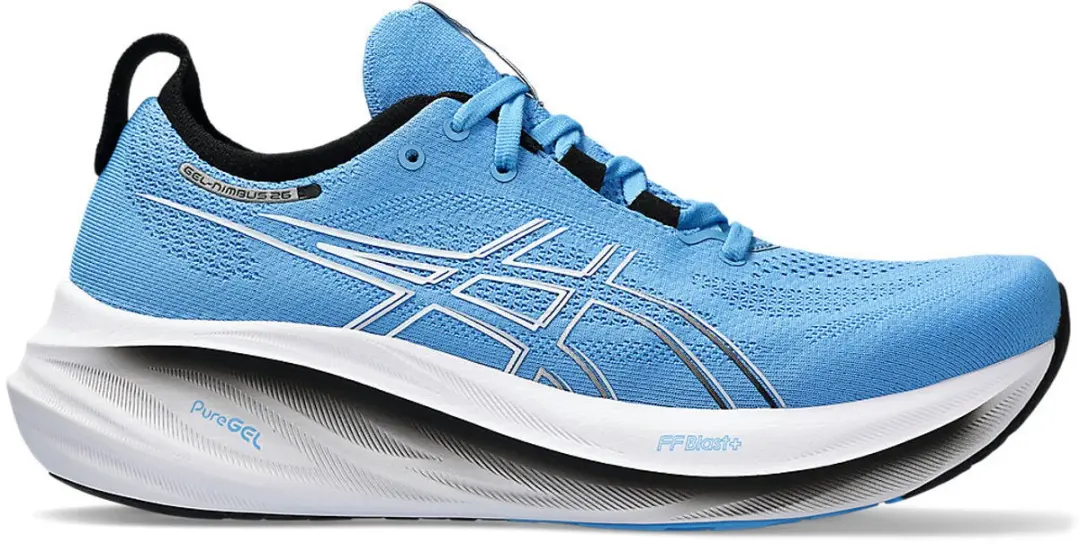 ASICS Gel-Nimbus 26 Hardloopschoenen - 40.5 - Blauw