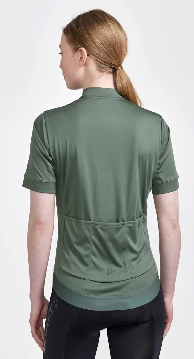 Craft Core Essence Jersey RF Dames Fietsshirt - Korte mouwen - S - Groen