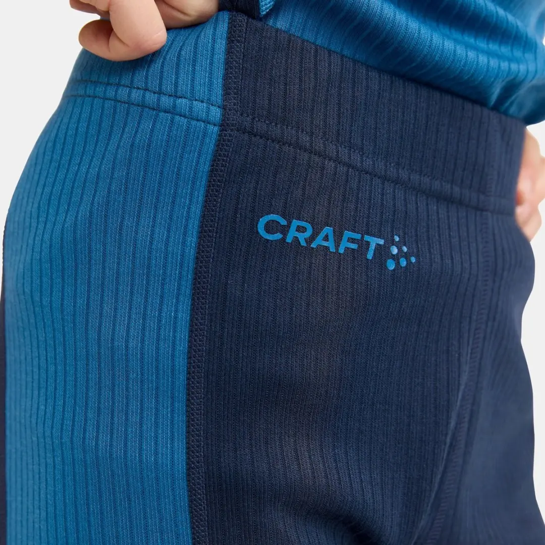Craft Core Dry Thermoset Junior 158 - Shirt & Broek - Blauw