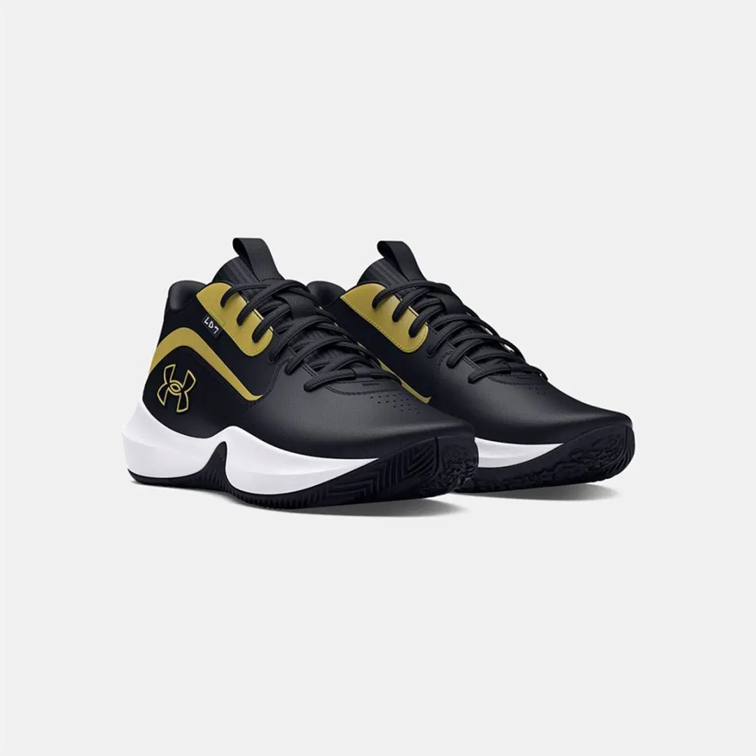 Under Armour Lockdown 7 Basketbalschoenen 40.5 - Zwart