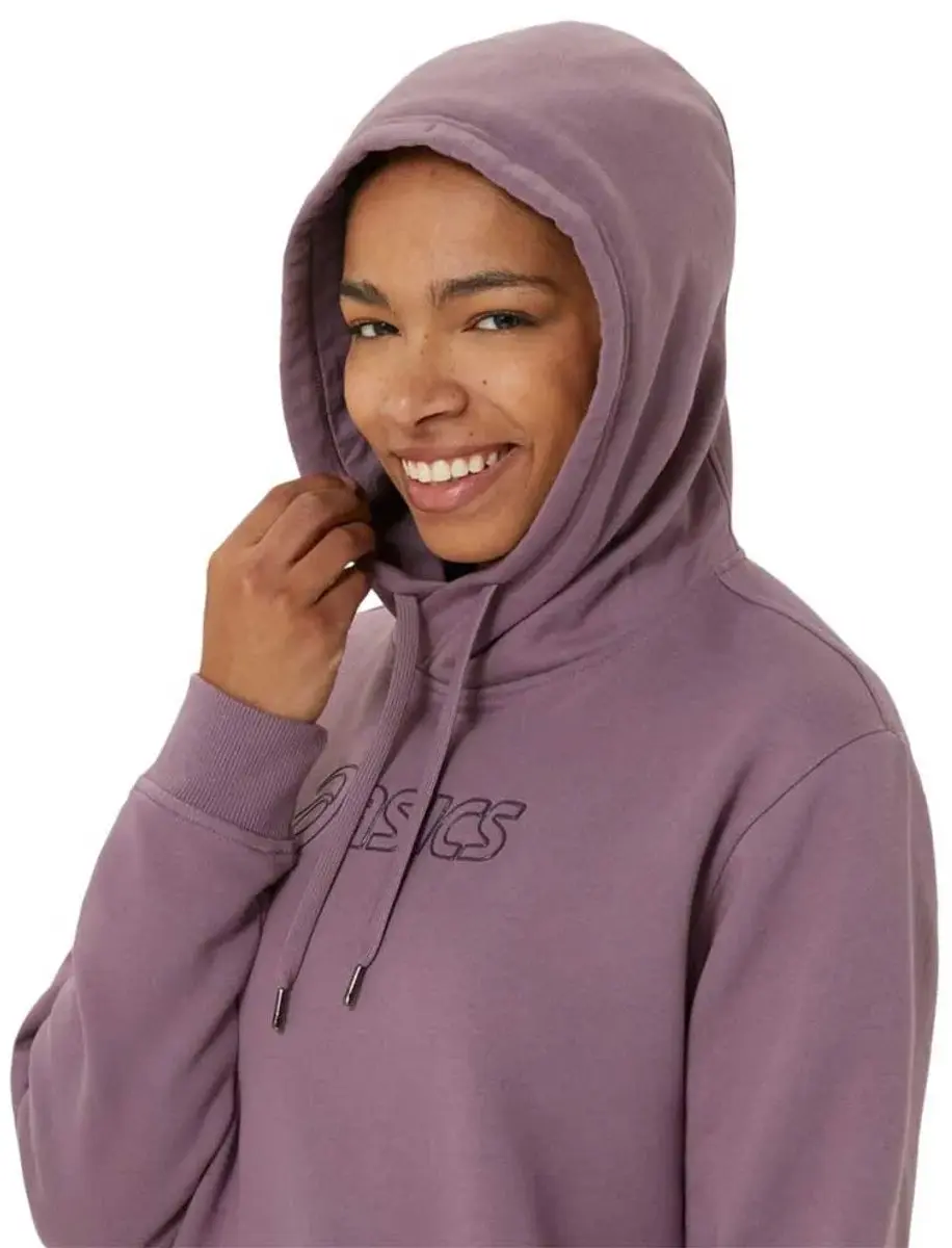 ASICS Logo Oth Hoodie Dames - Paars - XS