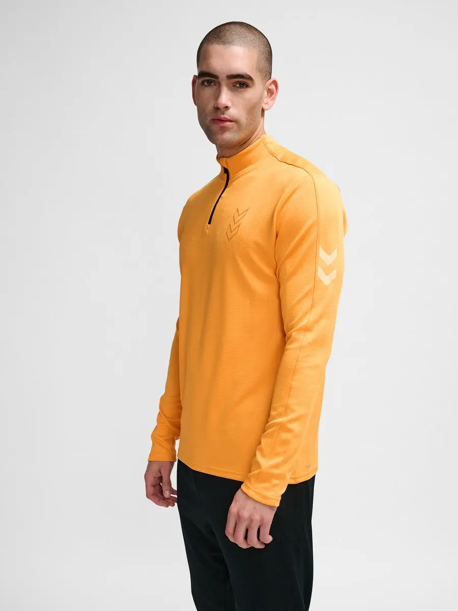 Hummel Hmlactive Pl-shirt 224509 - M - Blazing Orange