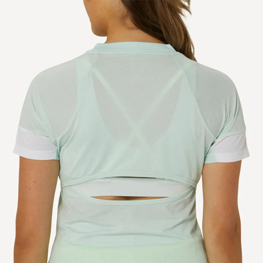ASICS Vrouwen Tennis T-shirt - Pale Blue - XL