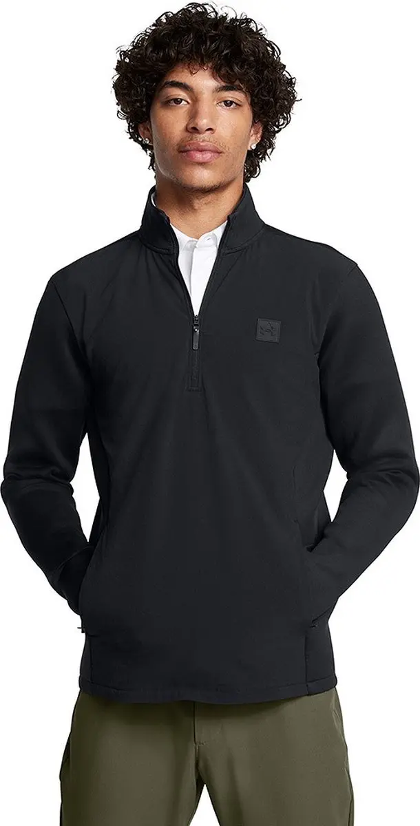 Under Armour Pro Storm 1/4 Zip Heren - M - Zwart