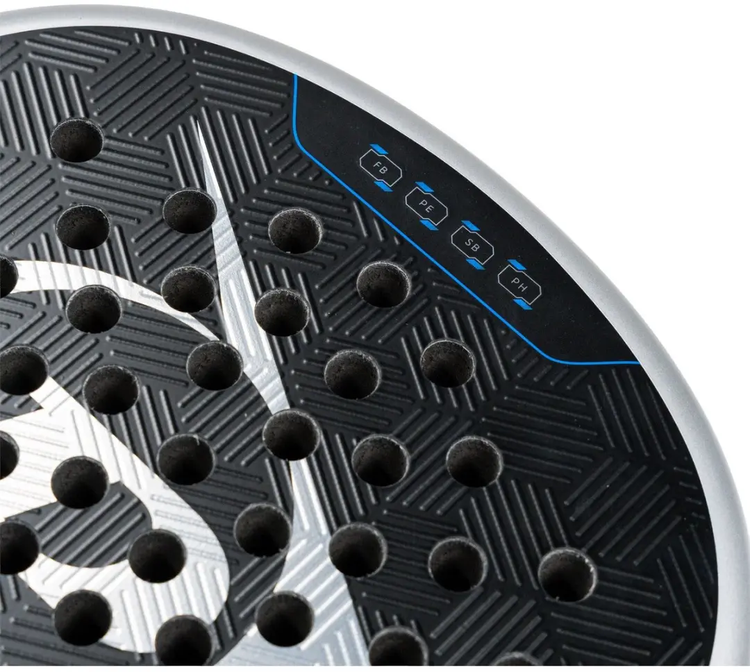 Dunlop FX Hybrid Team 26 Padelbat - Blue Silver