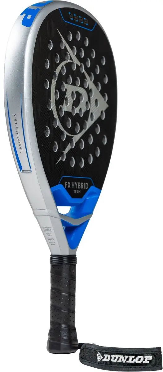 Dunlop FX Hybrid Team 26 Padelbat - Blue Silver