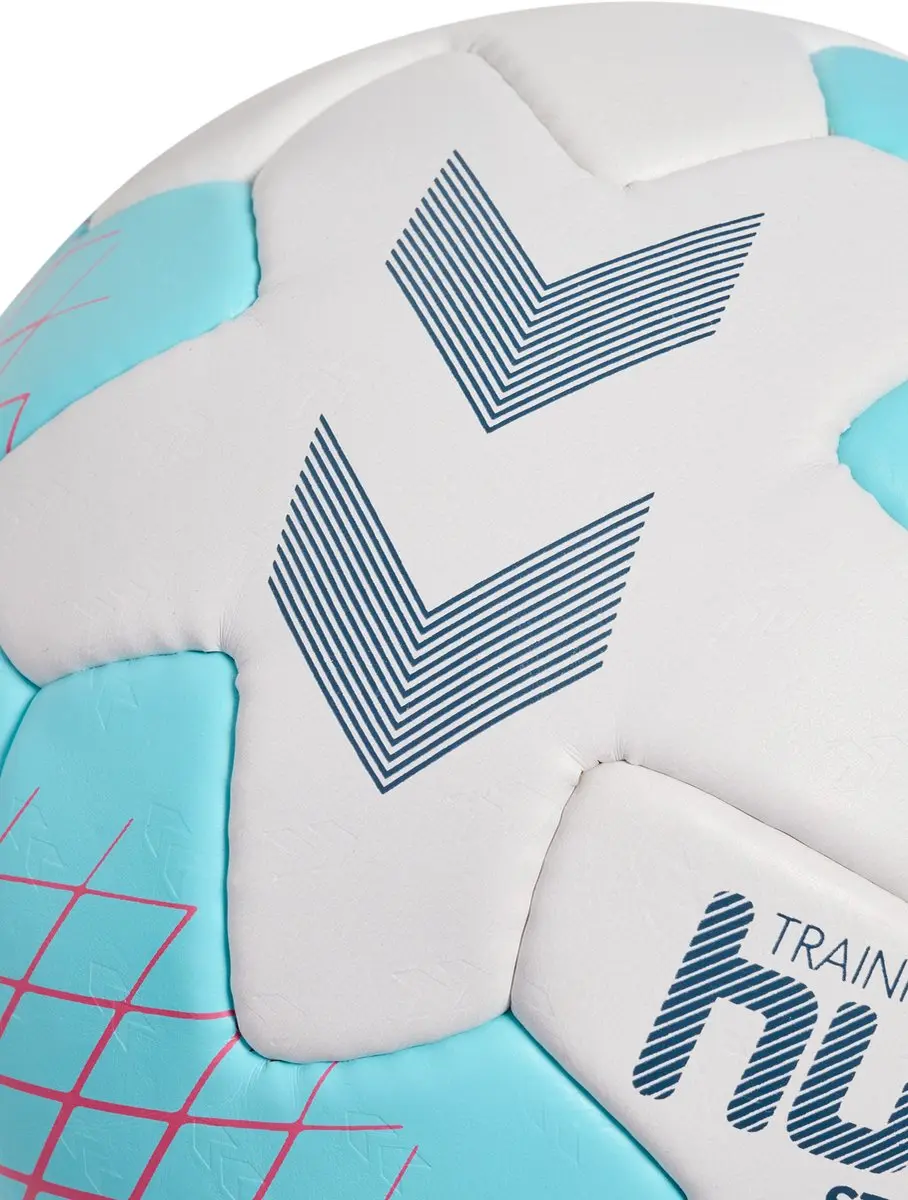 Hummel Handbal Trainingsshirt HB 229169 - Off White/Light Blue/Red - Maat 3
