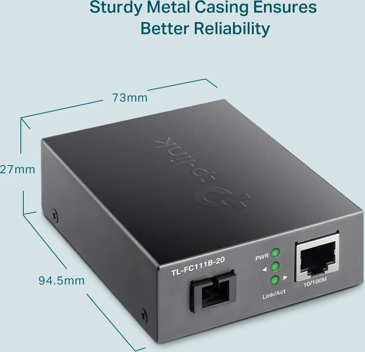 TP-Link TL-FC111B-20 Netwerk Switch 10/100 Mbit/s