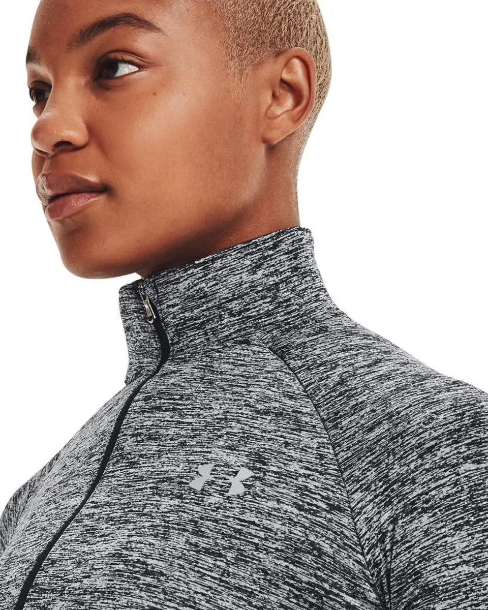 Under Armour Tech 1/2 Zip Dames Sporttrui - Maat L - Light Gray