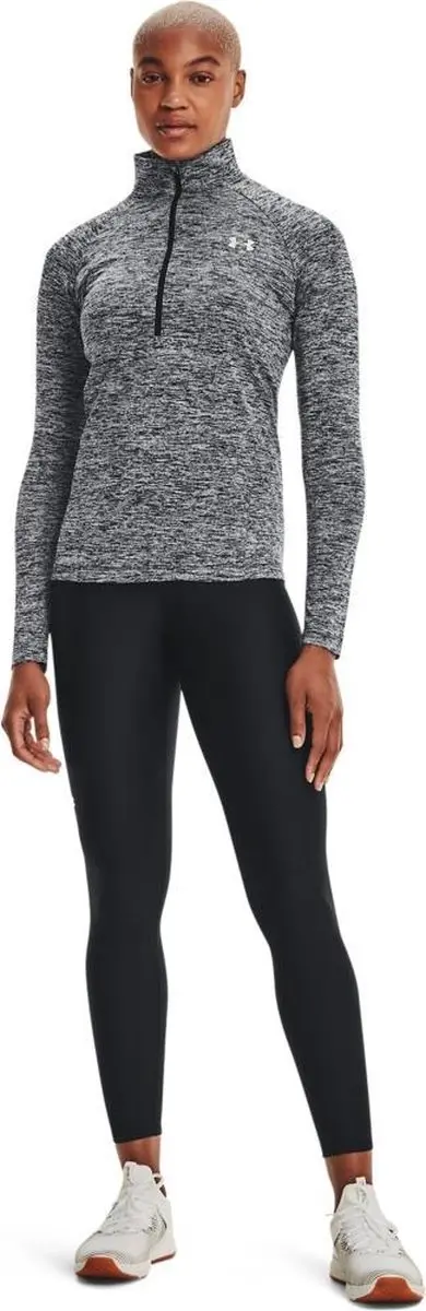 Under Armour Tech 1/2 Zip Dames Sporttrui - Maat L - Light Gray