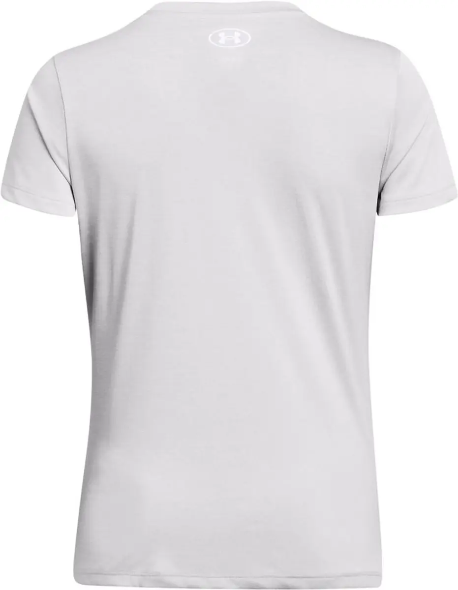 Under Armour Tech Short Sleeve Twist Dames Sportshirt - Grijs - XL