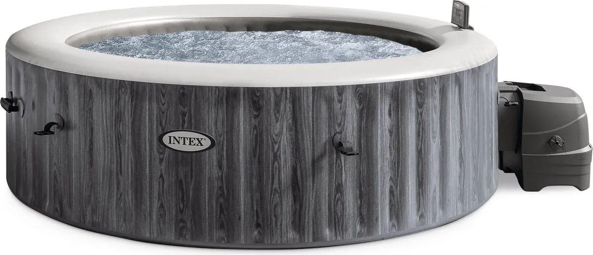 Intex PureSpa Greywood Bubble Deluxe 28482NL - 4 persoons - 140 jets - 795L - afbeelding 2 van 6