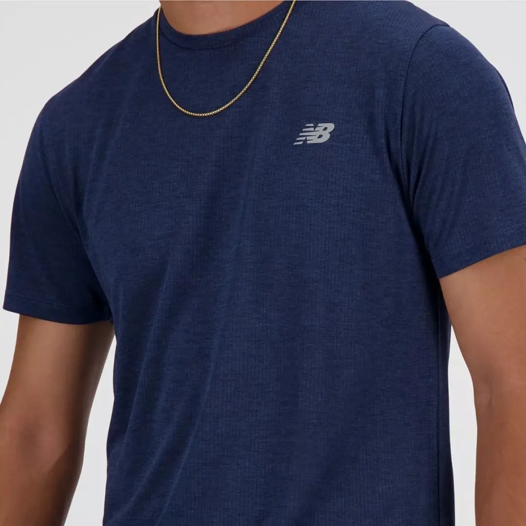 New Balance Athletics T-Shirt S - Blauw