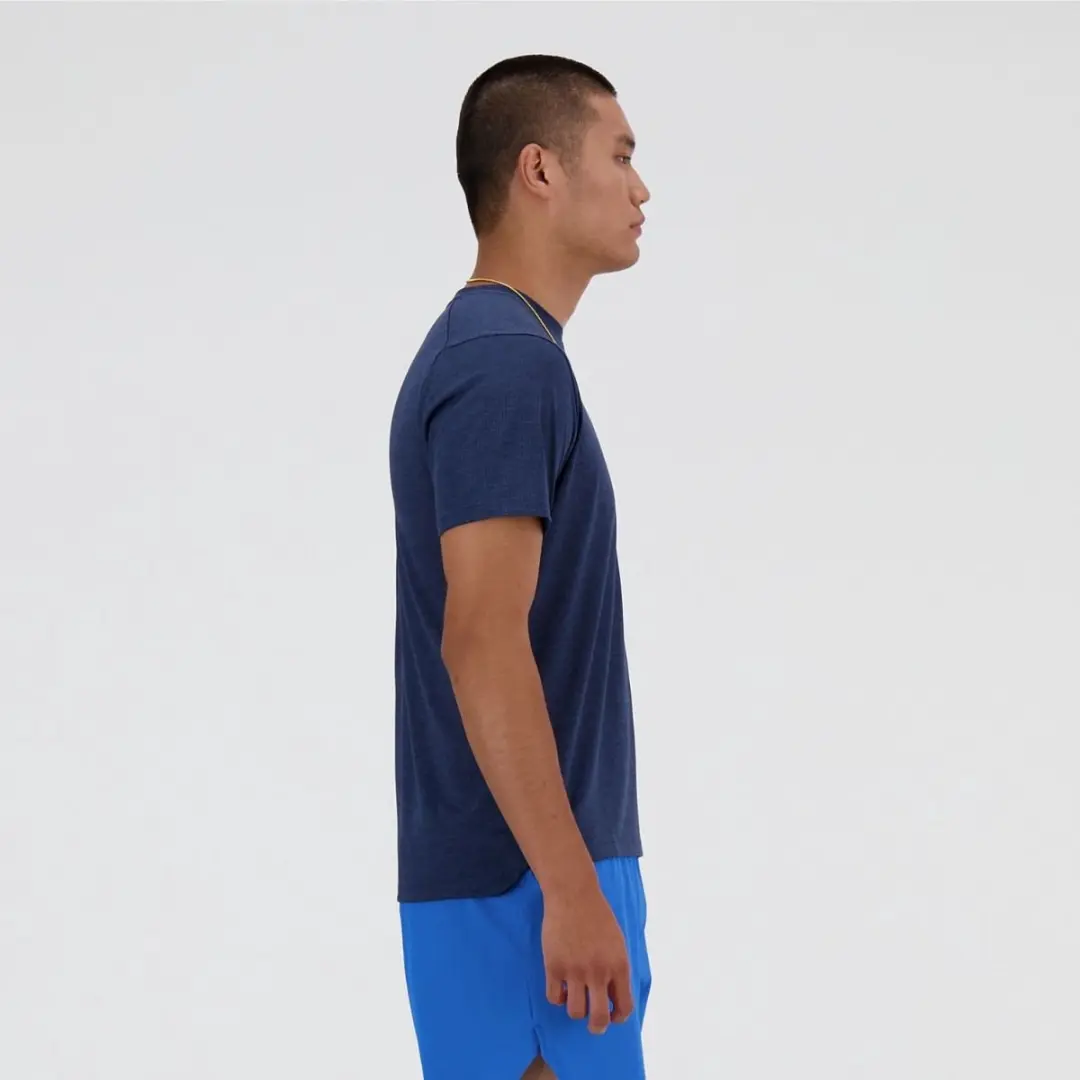 New Balance Athletics T-Shirt S - Blauw