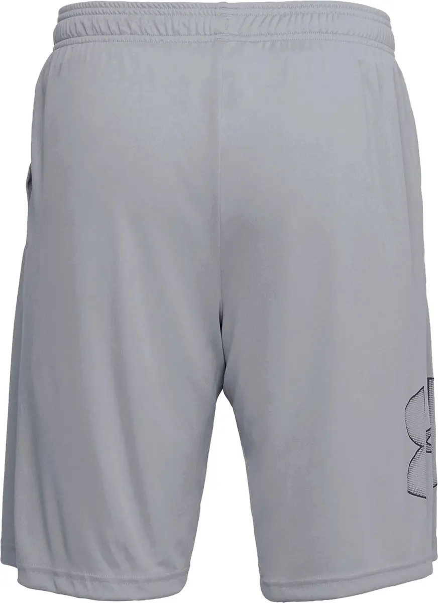 Under Armour TECH GRAPHIC Short Heren - M - Steel/Zwart