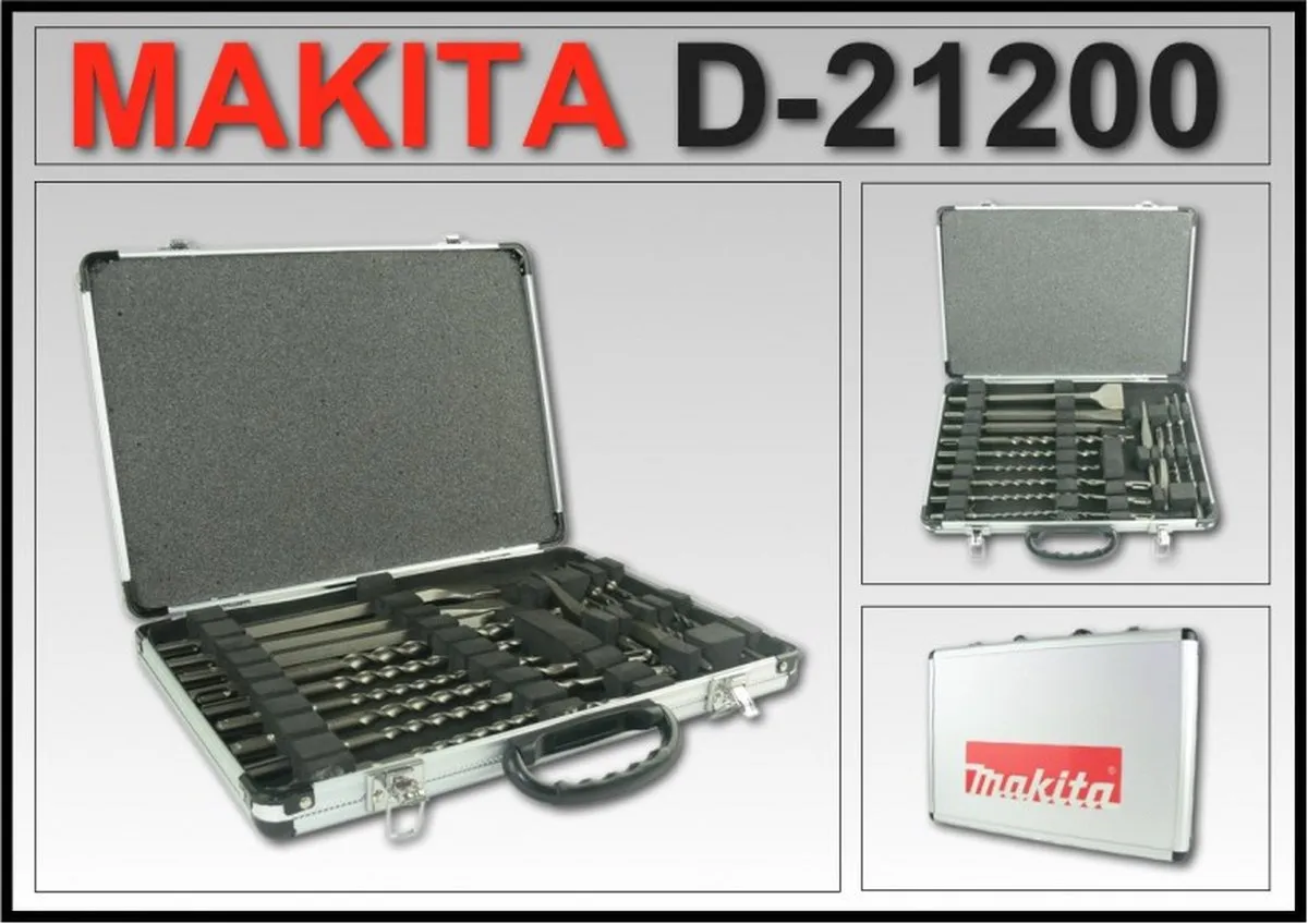 Makita D-19180 SDS-Plus Boor- en Beitelset - 12-delig - Beton - afbeelding 2 van 6