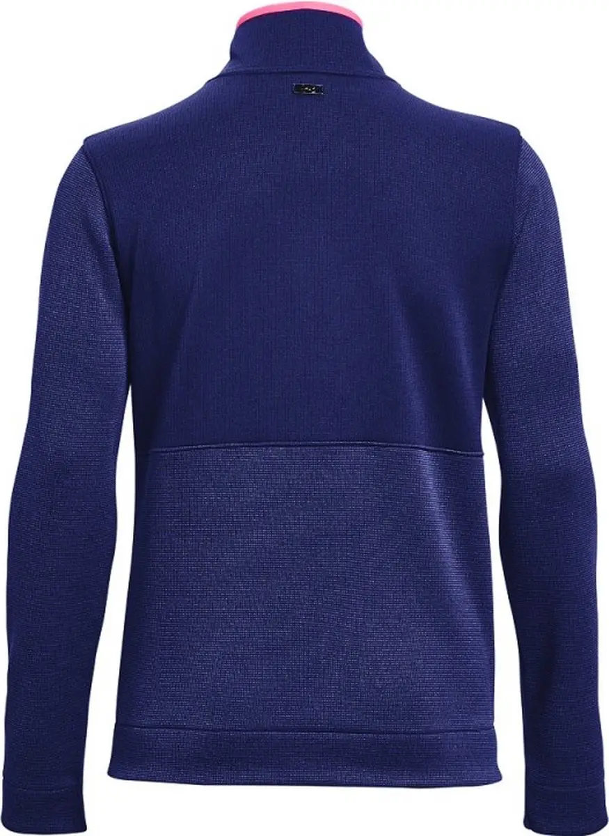 Under Armour Storm Sweaterfleece Golf Pullover - S - Blauw/Rozeroze