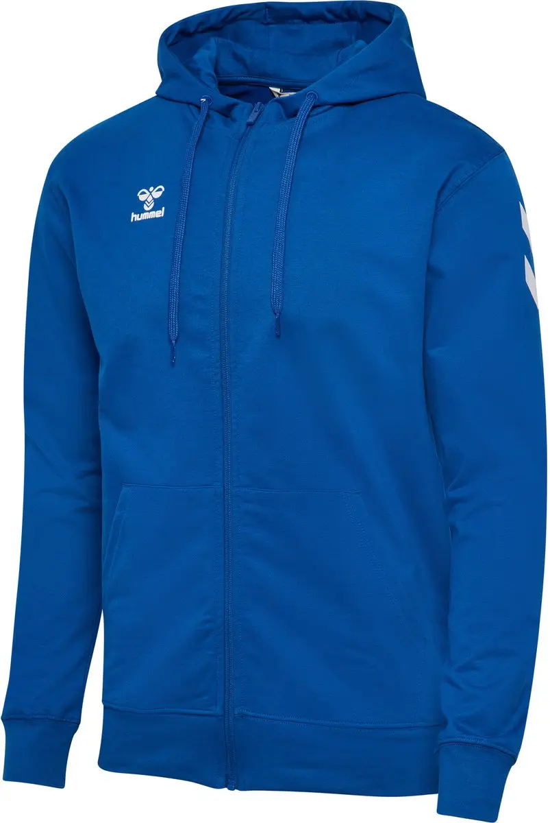 Hummel HMLGO 2.0 Chevron Zip Hoodie - M - True Blue