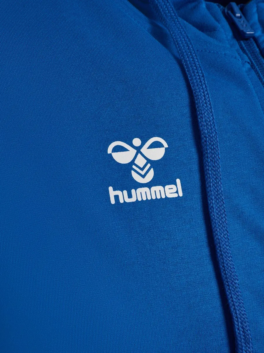 Hummel HMLGO 2.0 Chevron Zip Hoodie - M - True Blue