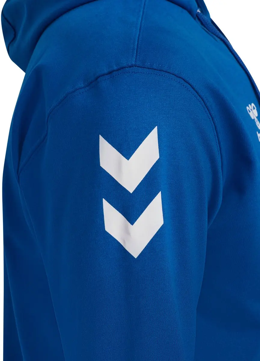 Hummel HMLGO 2.0 Chevron Zip Hoodie - M - True Blue