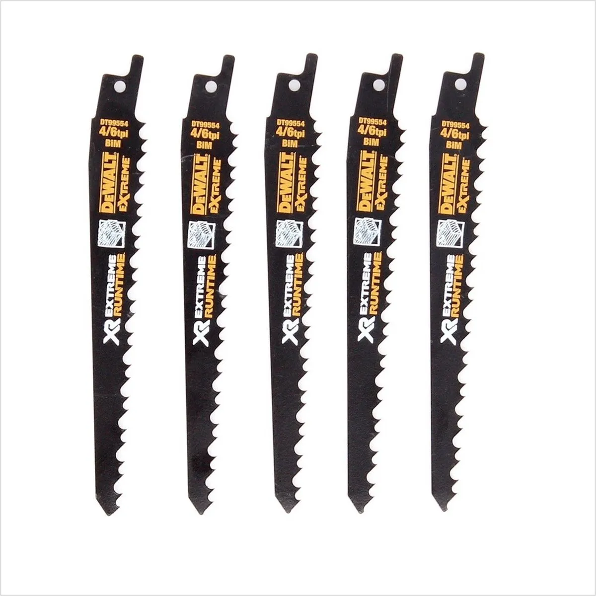 DeWalt DT99554 Reciprozaagbladen - 5 Stuks