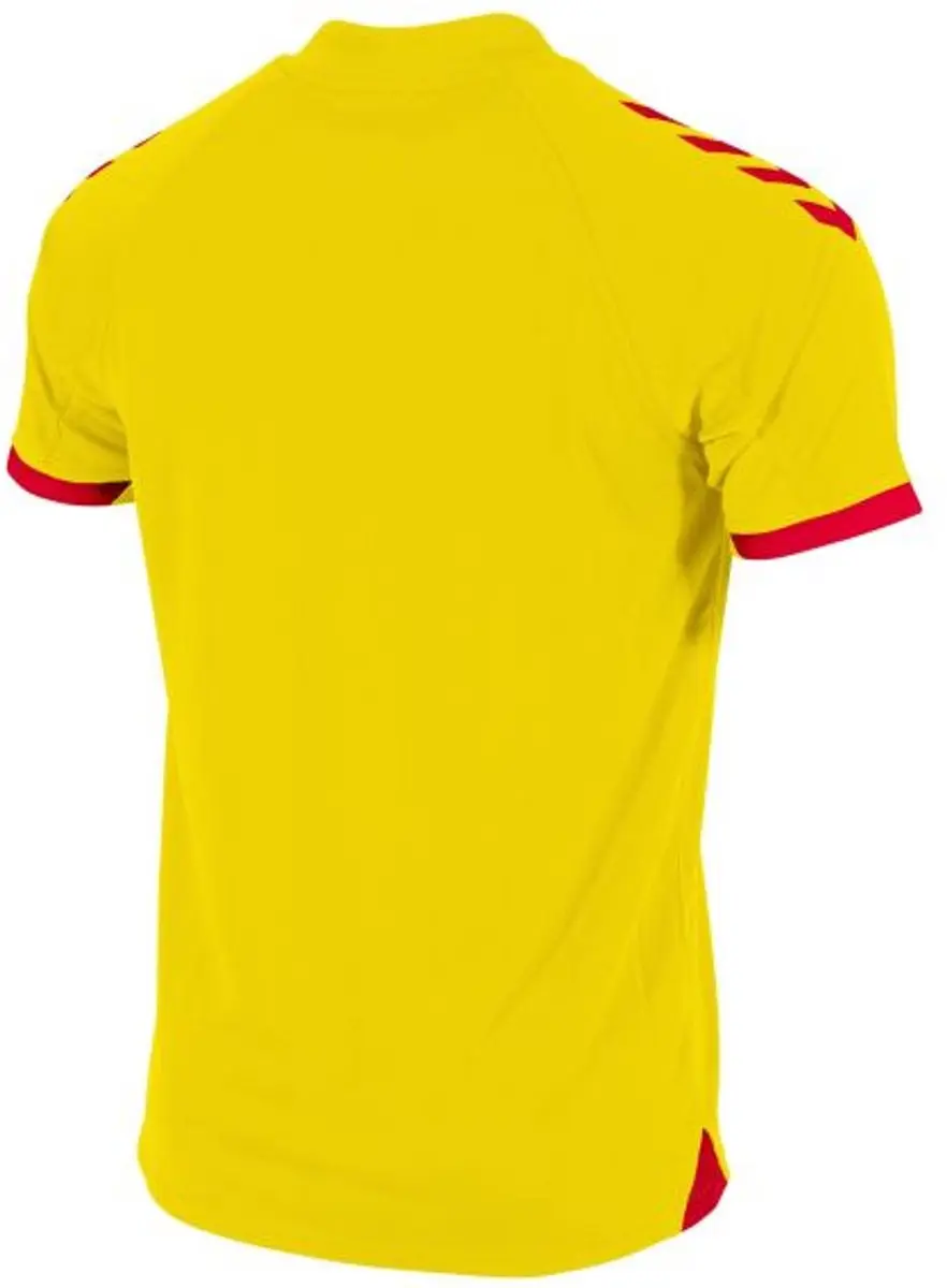 Hummel Fyn Shirt Heren - Geel/Rood L