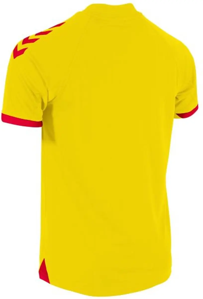 Hummel Fyn Shirt Heren - Geel/Rood L