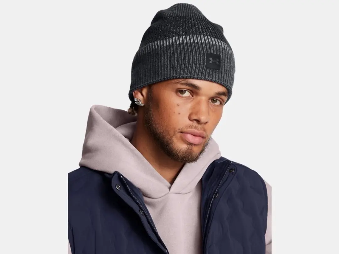 Under Armour Mütze Launch Reflective Beanie - Zwart