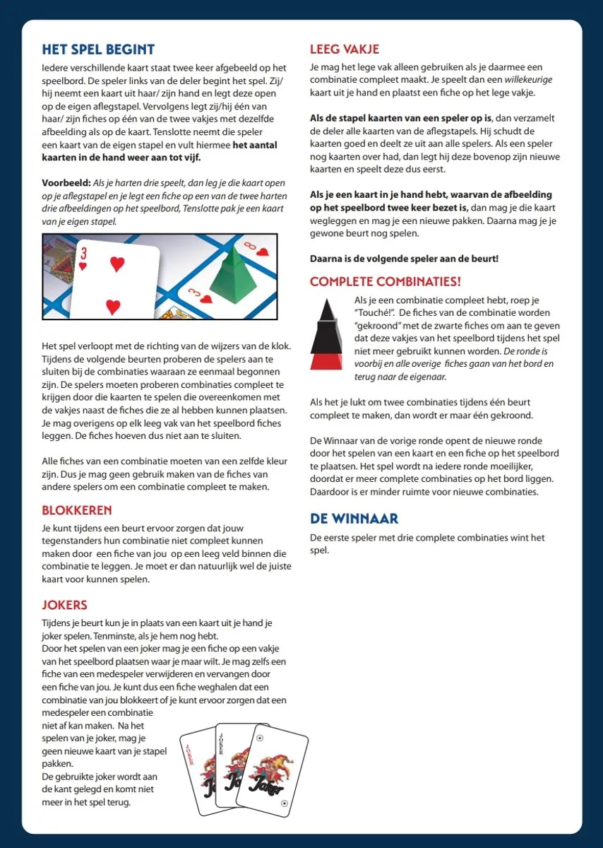 Tactic Touché Bordspel 58773 - 2-6 Spelers