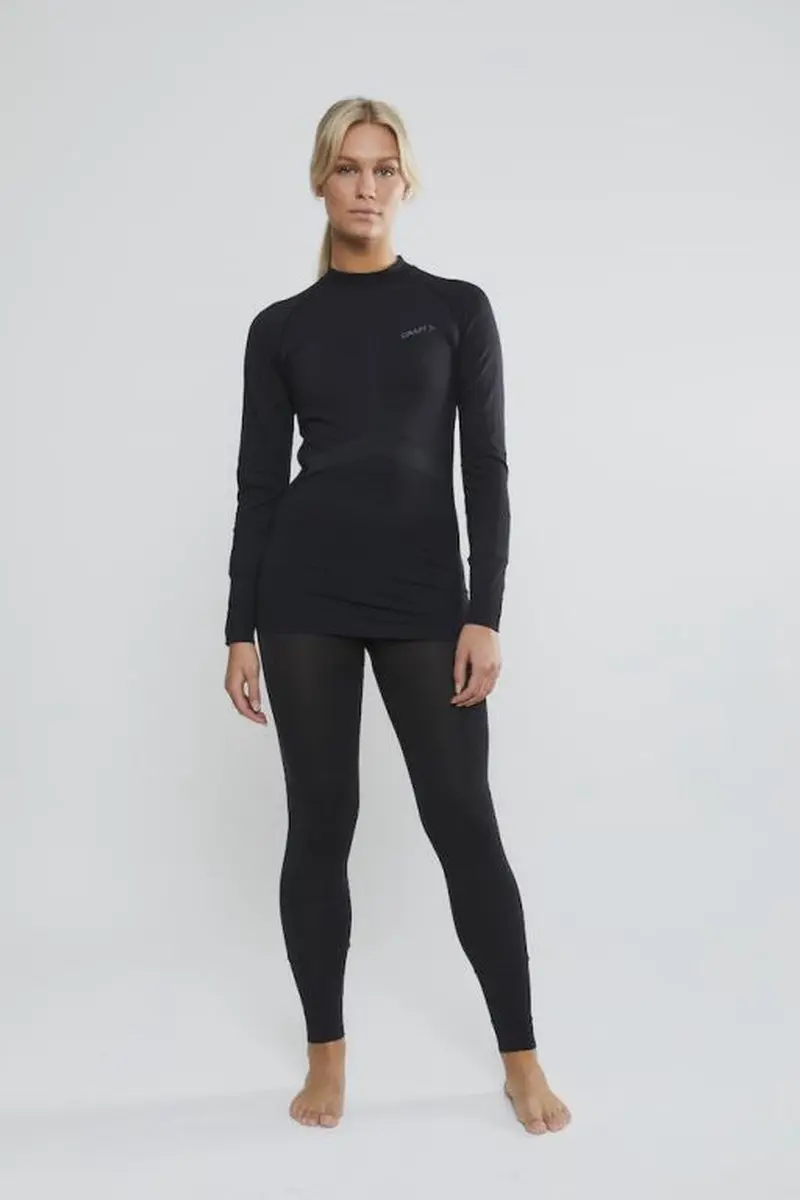 Craft Active Intensity CN L/S Thermoshirt Dames - Maat L - Zwart