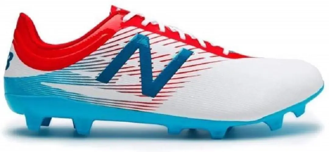 New Balance Furon Dispatch FG 2.0 Voetbalschoen 44 - Rood/Wit/Blauw