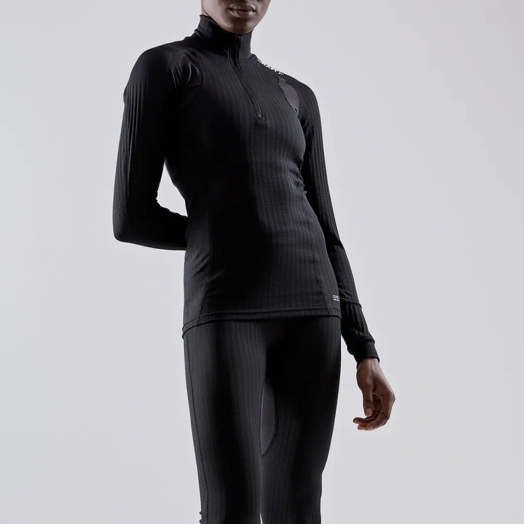 Craft Active Extreme X Zip Thermoshirt Dames - XS - Zwart