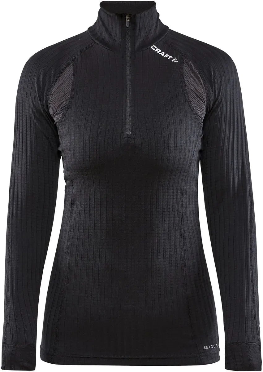 Craft Active Extreme X Zip Thermoshirt Dames - XS - Zwart