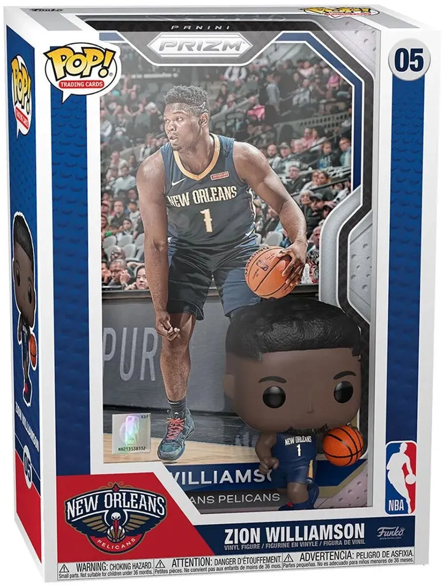 Funko Pop! NBA Pelicans Zion Williamson Trading Card - Meerkleurig