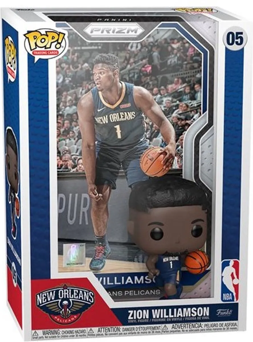 Funko Pop! NBA Pelicans Zion Williamson Trading Card - Meerkleurig
