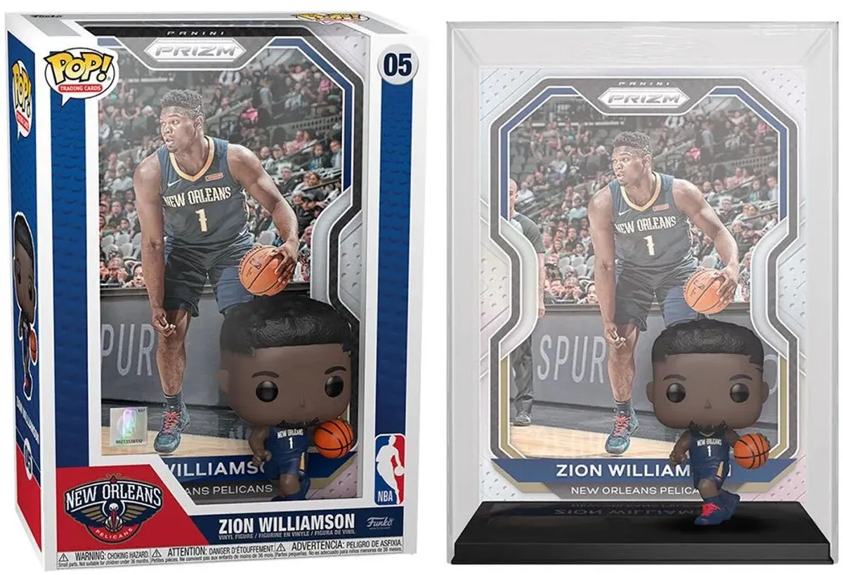 Funko Pop! NBA Pelicans Zion Williamson Trading Card - Meerkleurig