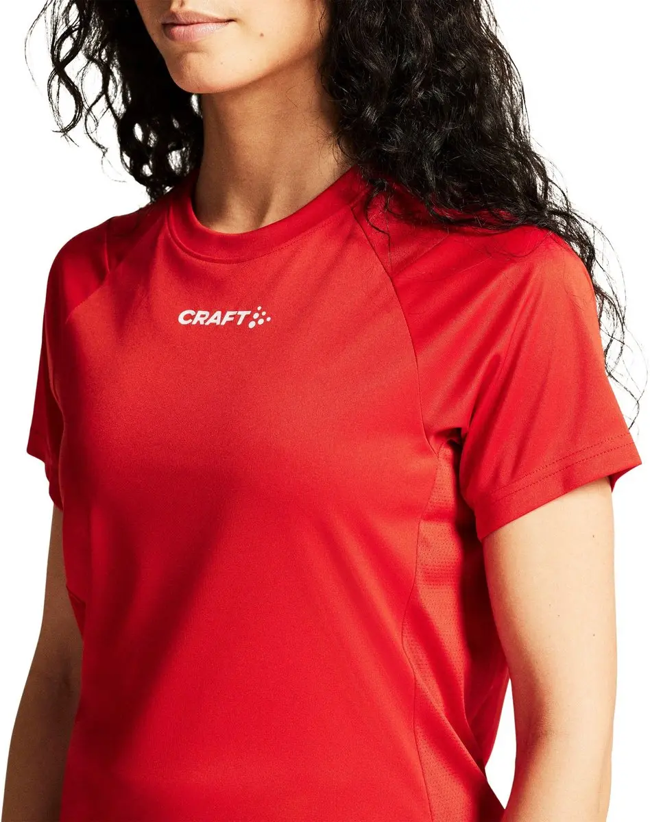 Craft Rush 2.0 Shirt Dames - XL - Rood