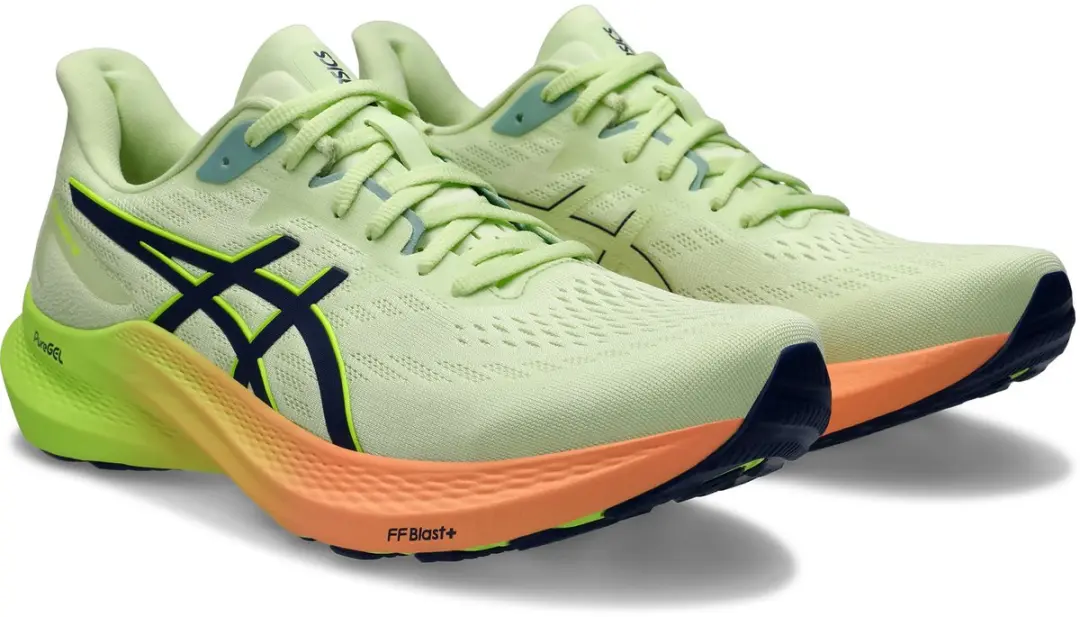 ASICS GT-2000 12 Hardloopschoen 47 - Groen/Geel/Oranje