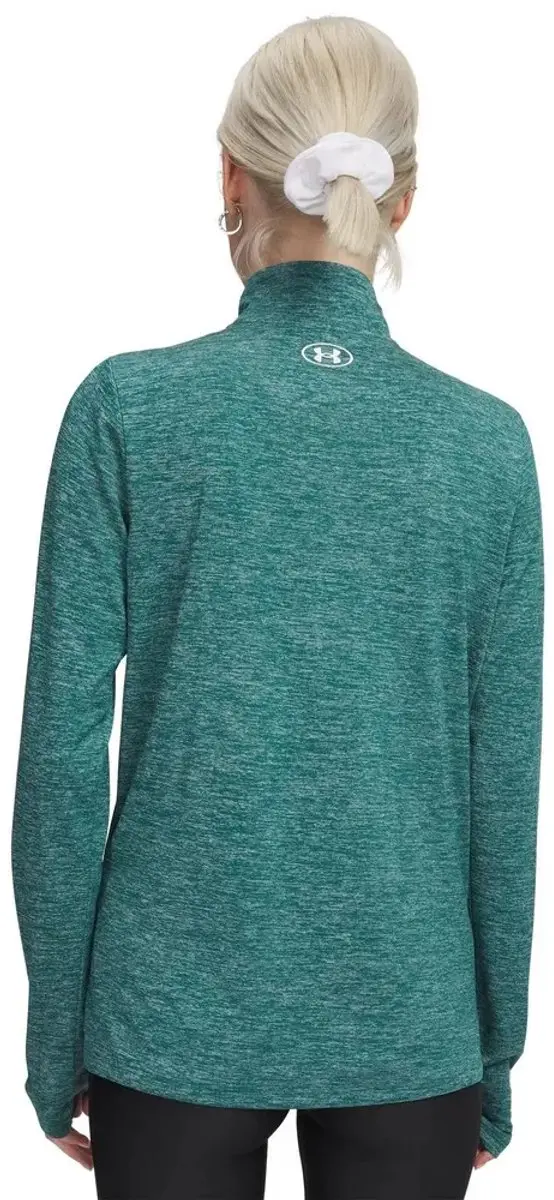 Under Armour Tech 1/2 Zip Sporttrui - Rack Groen/Wit