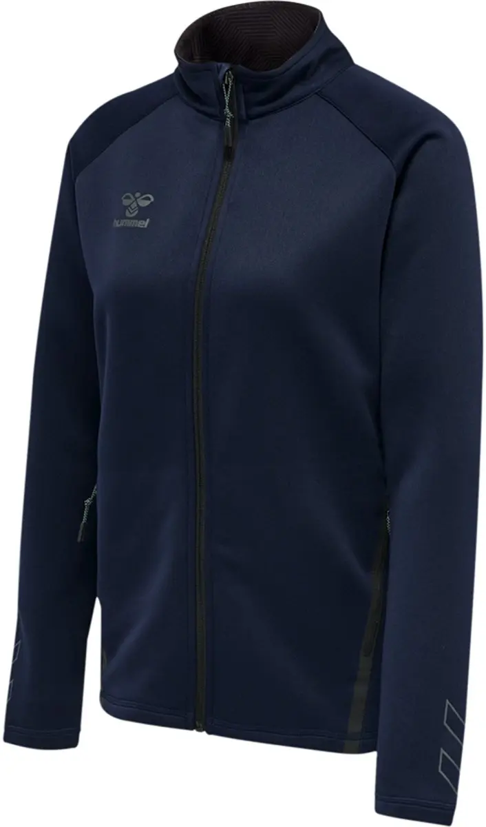 Hummel HmlCIMA XK ZIP JACKET WOMAN Trainingsjack - L - Blauw