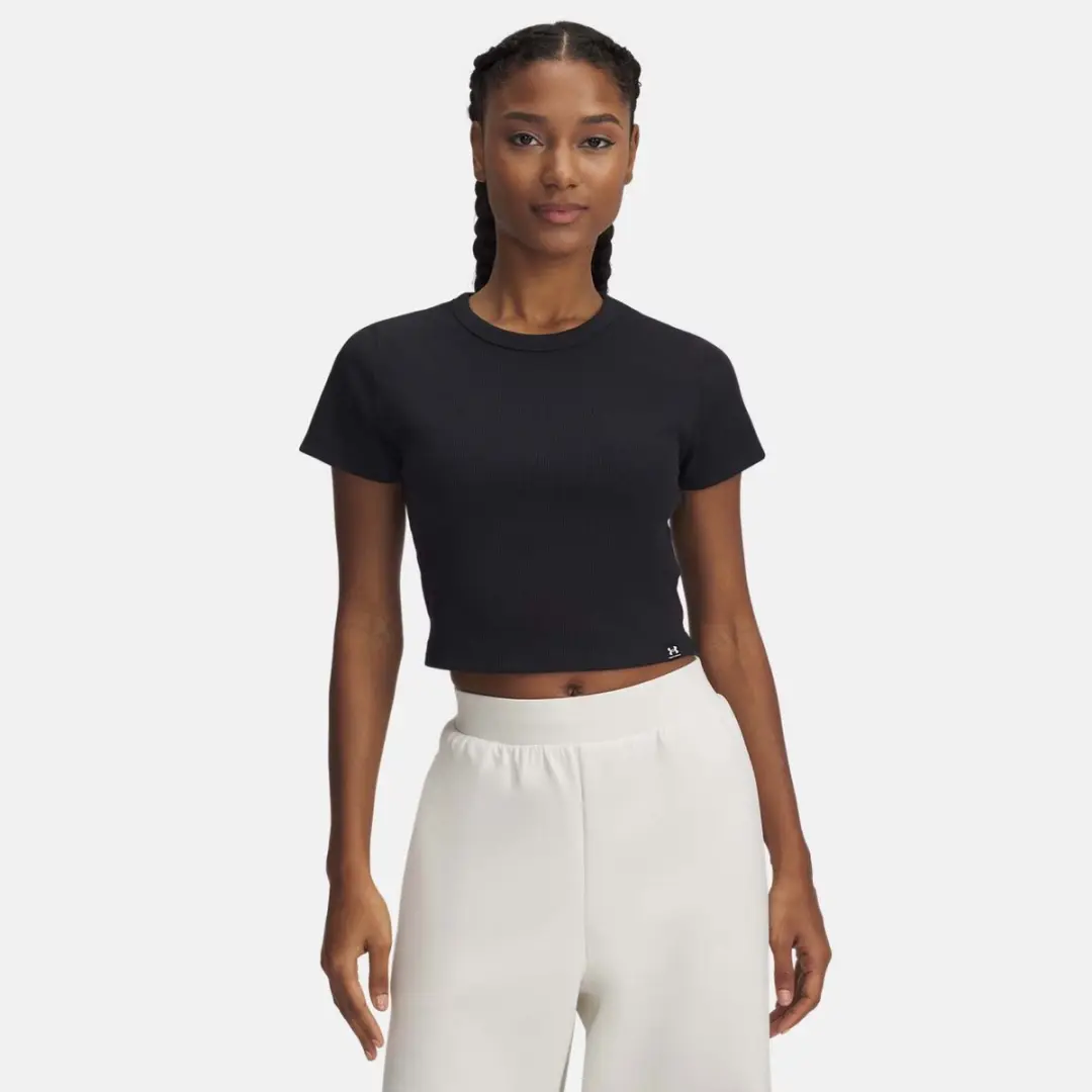 Under Armour UA Rival Rib Baby Tee 776000264-001 - Zwart