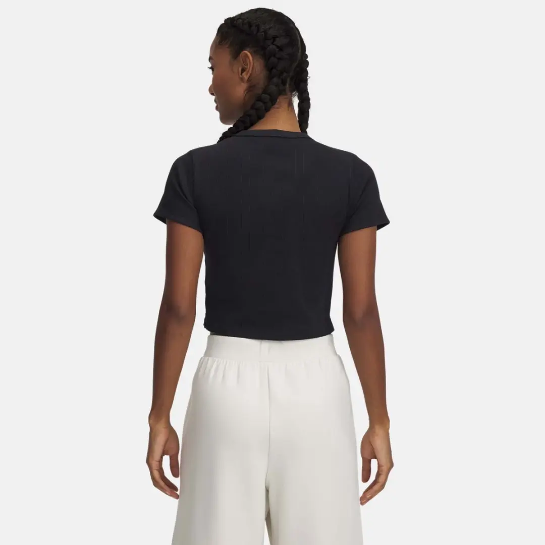 Under Armour UA Rival Rib Baby Tee 776000264-001 - Zwart