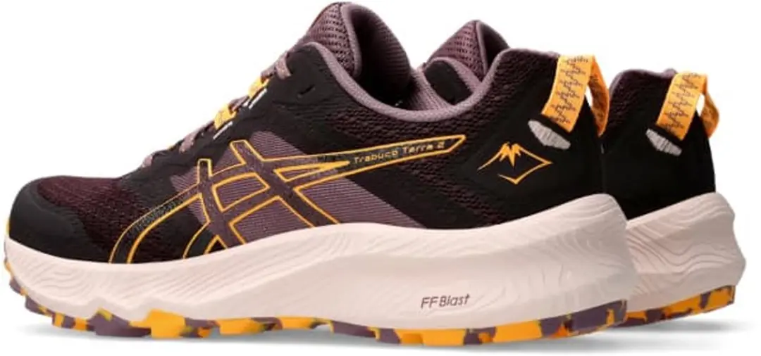 ASICS Trabuco Terra 2 Trailrunning Schoenen 40.5 - Paars/Oranje - afbeelding 6 van 6