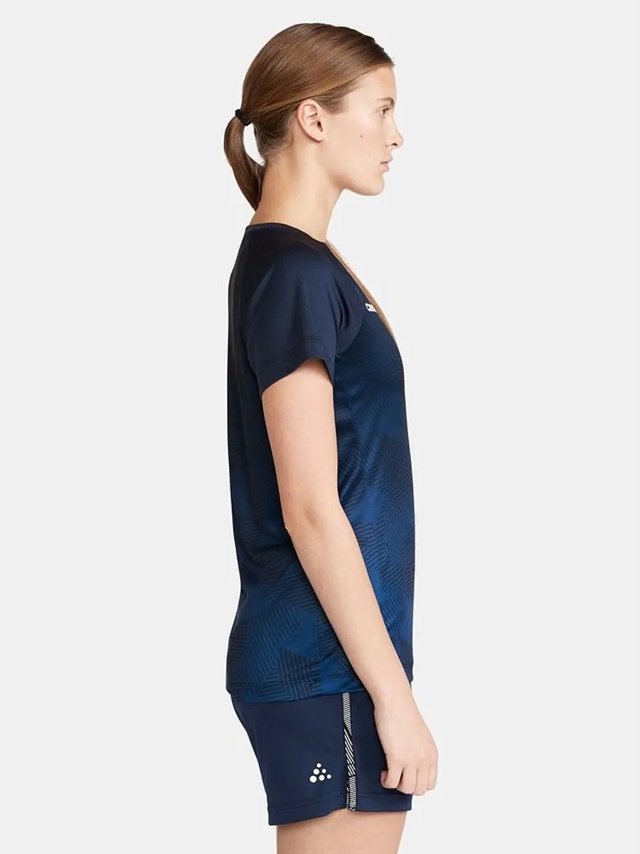 Craft Premier Fade Shirt Dames - Korte mouwen XXL Marine