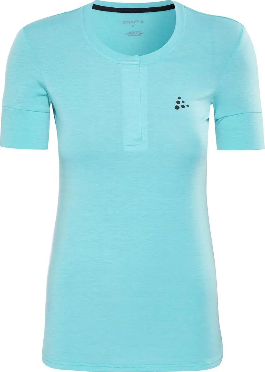 Craft Ride Wielrenshirt - Dames S - Blauw