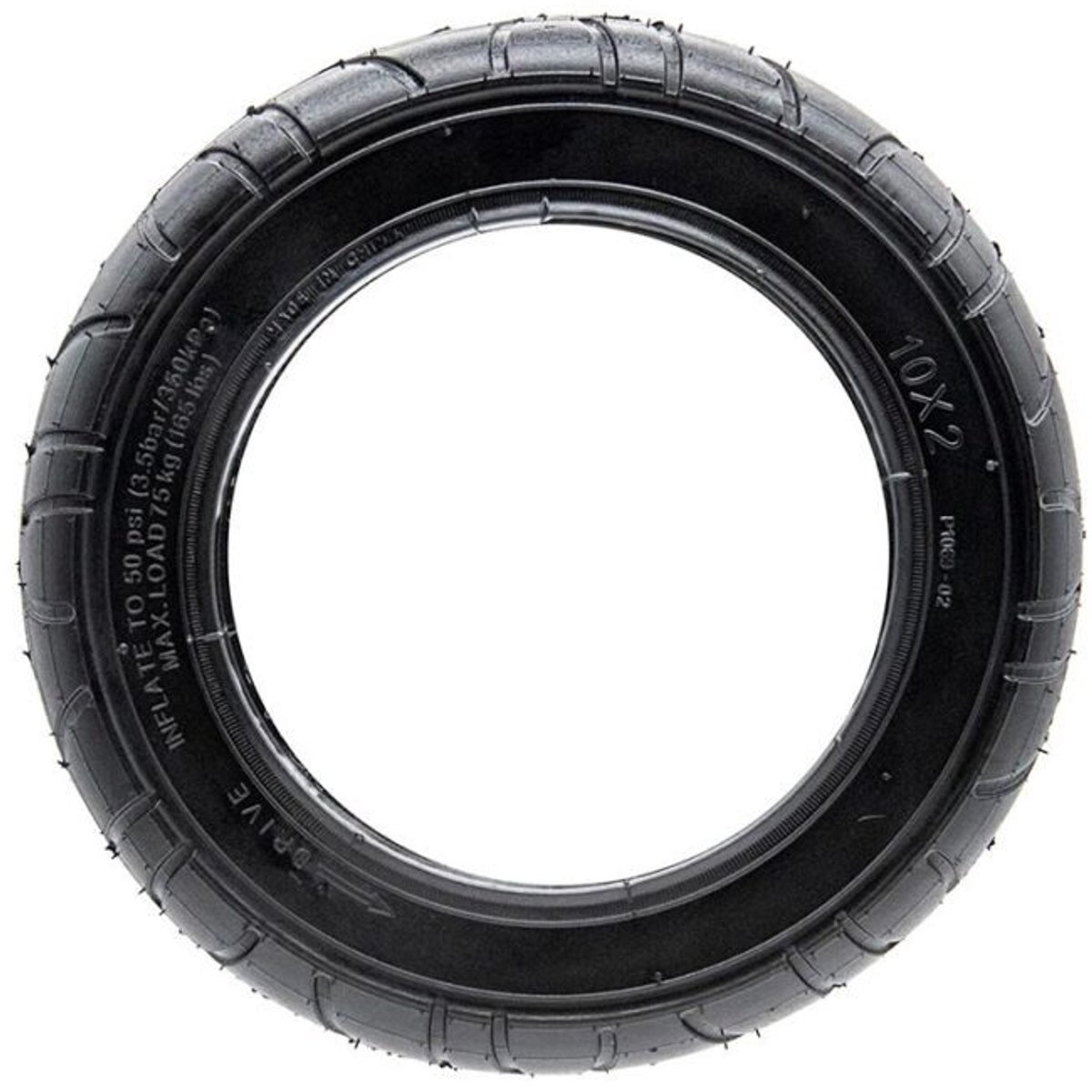 Buitenband 10x2-6.1 | Elektrische Step | Xiaomi M365/Pro/1S | Cecotec Bongo A/A+ | Zwart Rubber | Duurzaam | Grip | Schokabsorptie